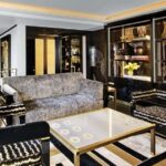 LALIQUE SUITE'S LIVING ROOM by PATRICK HELLMANN at PRINCE DE GALLES HOTEL, PARIS