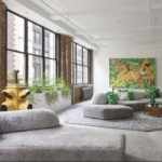 ON THE ROCKS designed by FRANSESCO BINFARIN√â.ON THE ROCKS  sofa brings in a new dimension of comfort, where the sofa and the people who live it take centre stage: a soft sculpture that can be mixed and matched as you need, to share the pleasure of the greatest relax or to enjoy it all by yourself. Wide, with no stiff structures, with four seating elements in different shapes and two backrests, separated from the base and in different sizes that can be arranged as you prefer. A sectional system that leaves you free to express yourself and that can be customised as much as you like. Its geometrical pieces can be declined into different solutions: either combined in one composition or all free standing, to change the perspective of a room. With the exclusive materials it is made of, ON THE ROCKS provides unparalleled comfort.