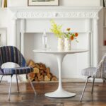 SAARINEN EXECUTIVE ARMLESS CHAIR BY EERO SAARINEN 1950