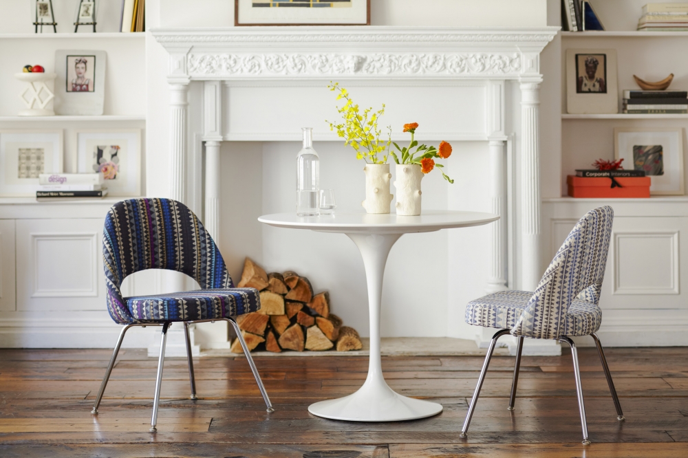 SAARINEN EXECUTIVE ARMLESS CHAIR BY EERO SAARINEN 1950