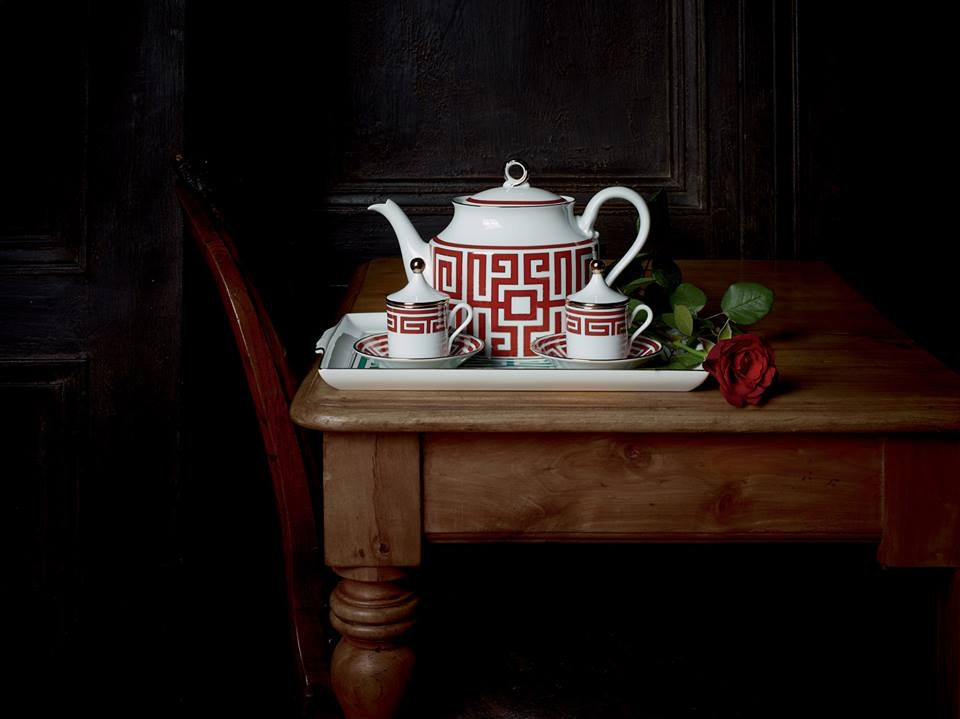 PORCELAIN TABLEWARE LABIRINTO by GI√ì PONTI