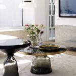 BELL SIDE and COFFEE TABLE designed by SEBASTIAN HERKNER.