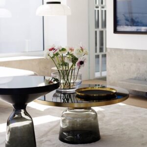 BELL SIDE and COFFEE TABLE designed by SEBASTIAN HERKNER.