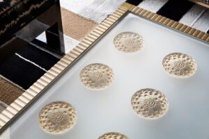 COFFEE TABEL EXCLUSIVLE MADE FOR LALIQUE SUITE AT PRINCE DE CALLES HOTEL; PARIS