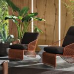 Armchairs COLETTE, coffee table CESAR - designer RODOLFO DORDONI