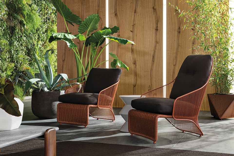 Armchairs COLETTE, coffee table CESAR - designer RODOLFO DORDONI