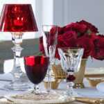 VEGA glass, HARCOURT LOUIS-PHILIPPE glass, HARCOURT EVE flute and HARCOURT OUR FIRE candlestick.