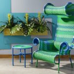 Armchair SHADOWY ‚Äì designer TORD BOONTJE; low table BANJOOLI - designer SEBASTIAN HERKNER