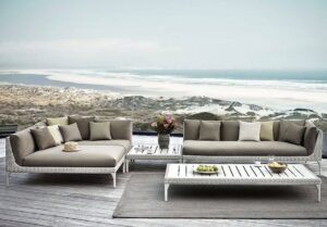 MU collection by TOAN NGUYEN is a modular lounge system of understated elegance and exceptional versatility. Easily adapted to any living space, it combines the comfort, modular logic and compact proportions of the best indoor systems with the kind of lightness, durability and weather ability only Dedon can provide