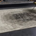 WOOL AND VISCOSE RUG ICE