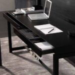 Writing desk FULTON, chair FLYNT - designer RODOLFO DORDONI