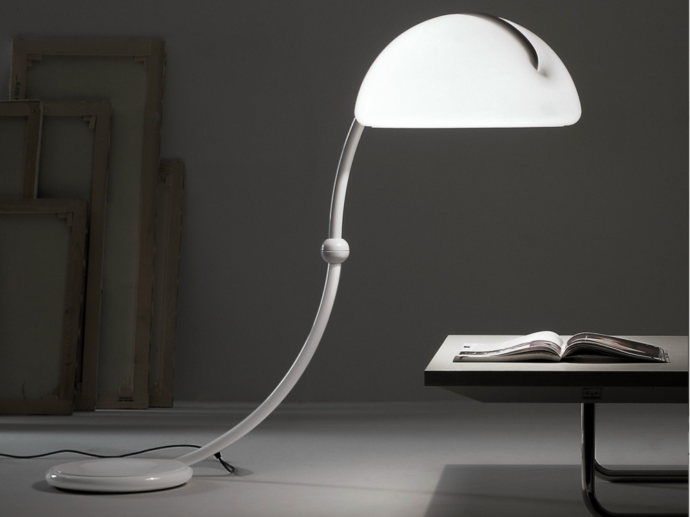 Standing lamp SERPENTE - designer ELIO MARTINELLI