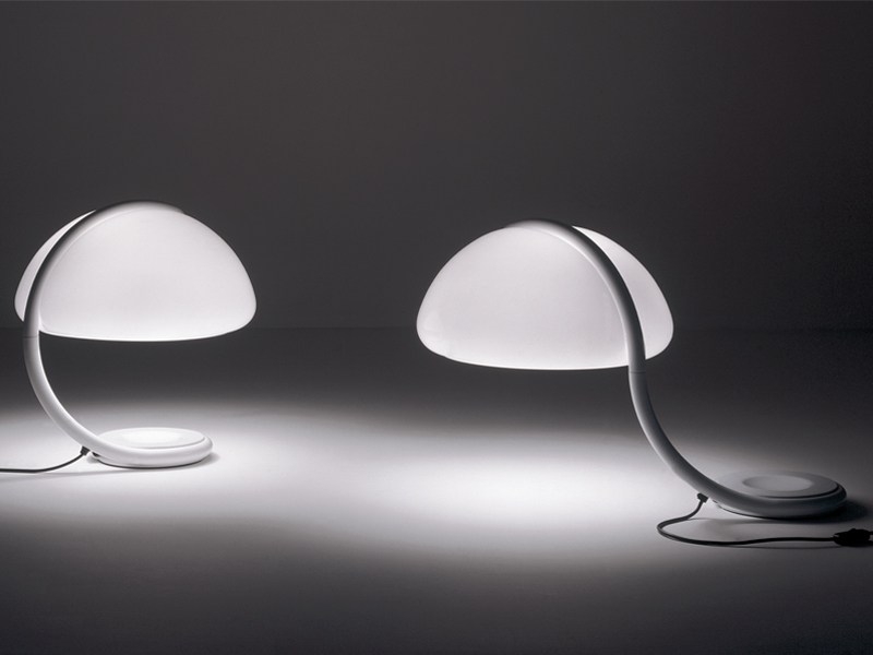 Swivel table lamps SERPENTE - designer ELIO MARTINELLI