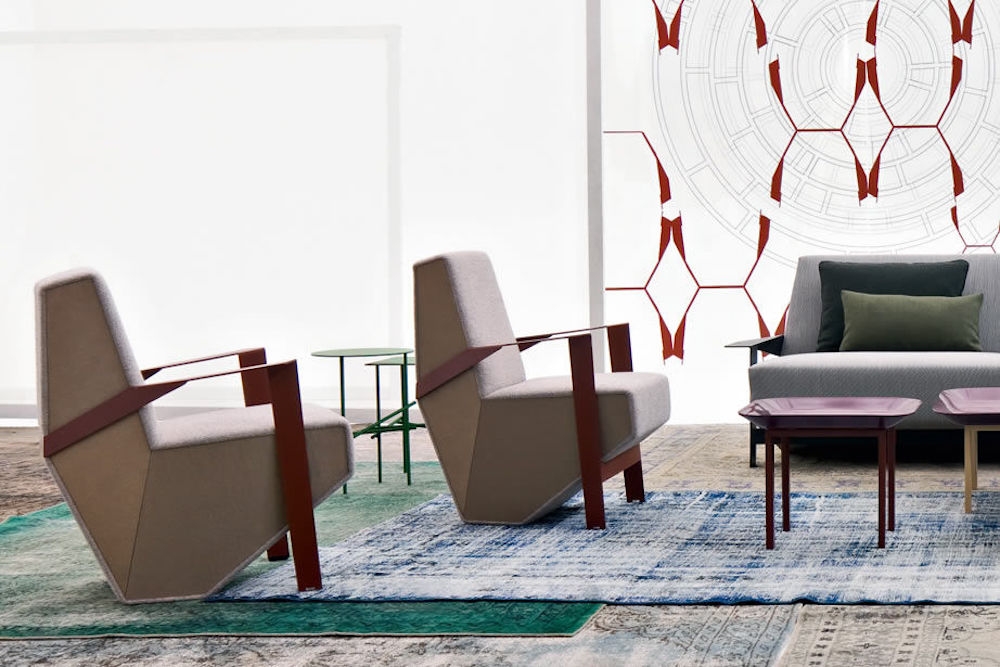 SILVER LAKE SMALL ARMCHAIR BY PATRICIA URQUIOLA, 2010