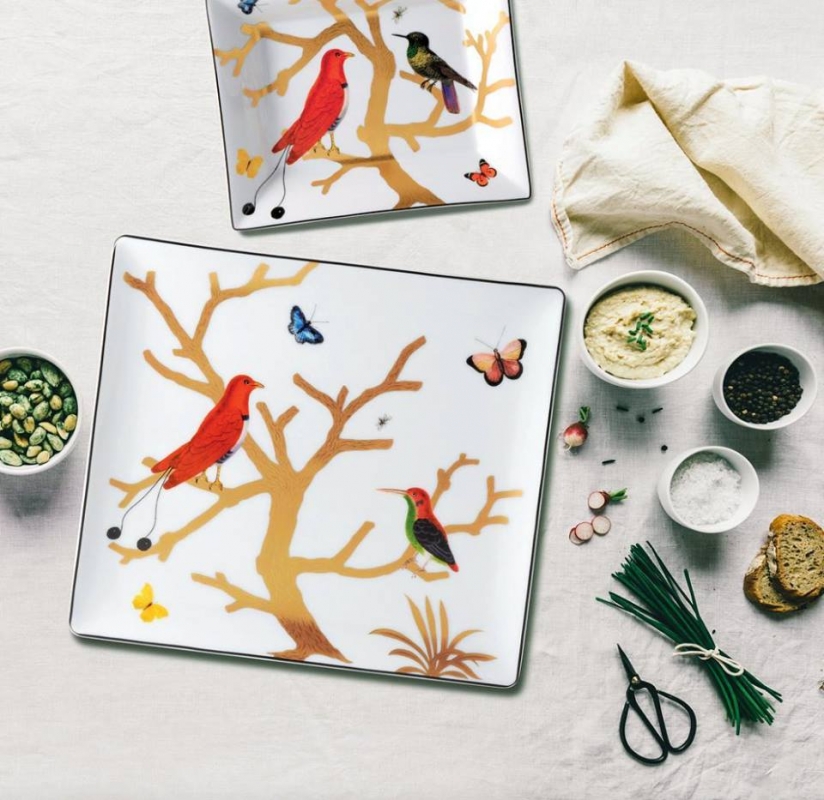 PORCELAIN TABLEWARE AUX OISEAUX
