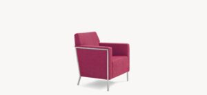 STEEL SMALL ARMCHAIR BY ENRICO FRANZOLINI, 2000