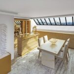 LALIQUE SUITE'S BAR AREA  by PATRICK HELLMANN at HOTEL PRINCE DE GALLES, PARIS