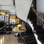 LALIQUE SUITE'S OFFICE AREA  by PATRICK HELLMANN at PRINCE DE GALLES HOTEL, PARIS