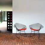 Chairs BERTOIA DIAMOND - designer HARRY BERTOIA 1952