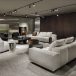 GOODMAN modular seating system designed by RODOLFO DORDONI.The new curved elements of our GOODMAN modular seating system echo the lines of our 2023 Collection: a surprising rounded design that lends a sinuous aesthetic, not only to the single element, but also to the configurations that can be created to meet the ever-changing nature of contemporary living.