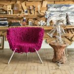 VERMELHA armchair BY CAMPANA BROTHERS. This is what happens when over 1,600 feet of rope wrap around a metal frame to provide padding and cushion.