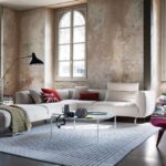 SOFA KIM BY LUDOVICA + ROBERTO PALOMBA 2018, ARMCHAIR LOUISE BY PHILIPPE NIGRO 2018