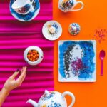 LES BOUQUETS DE FLEUR  BY MARC CHAGALL.