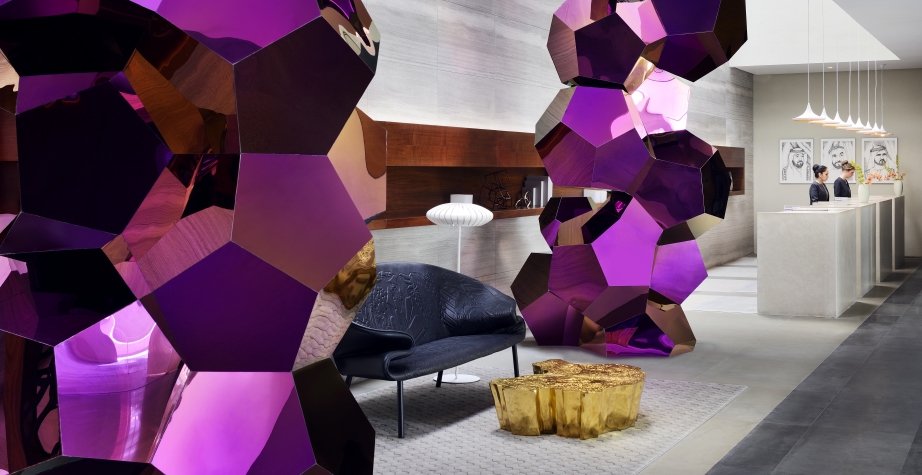 DOODLE SOFA BY FRONT - INTERCONTINENTAL MARINA HOTEL DUBAI, UAE, 2016  INTERIORS: DRAW LINK GROUP PHOTO CREDIT: DRAW LINK GROUP