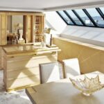 LALIQUE SUITE'S DINING AREA by PATRICK HELLMANN at PRINCE DE CALLES HOTEL, PARIS