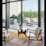 ALLEGORY I RUG OF 98% WOOL AND 2% DULL SILK BY EDWARD FIELDS