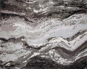 HALDIS I RUG OF 77% WOOL AND 23% DULL SILK BY EDWARD FIELDS CARPET MAKERS