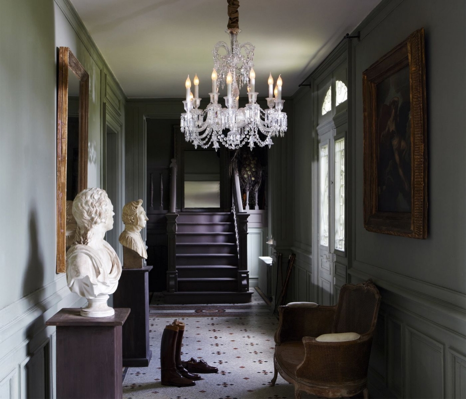 Crystal chandelier 12 lights Z√âNITH.