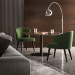 ASTON LOUNGE CHAIR and LITTLE ARMCHAIR by RODOLFO DORDONI