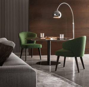 ASTON LOUNGE CHAIR and LITTLE ARMCHAIR by RODOLFO DORDONI