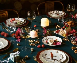 HOLYDAY TABLE 2017 PORCELAIN TABLEWARE AUX OISEAUX