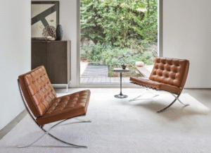 BARCELONA¬Æ CHAIR BY LUDWIG MIES VAN DER ROHE CA. 1929