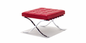 BARCELONA¬Æ STOOL BY LUDWIG MIES VAN DER ROHE CA. 1929