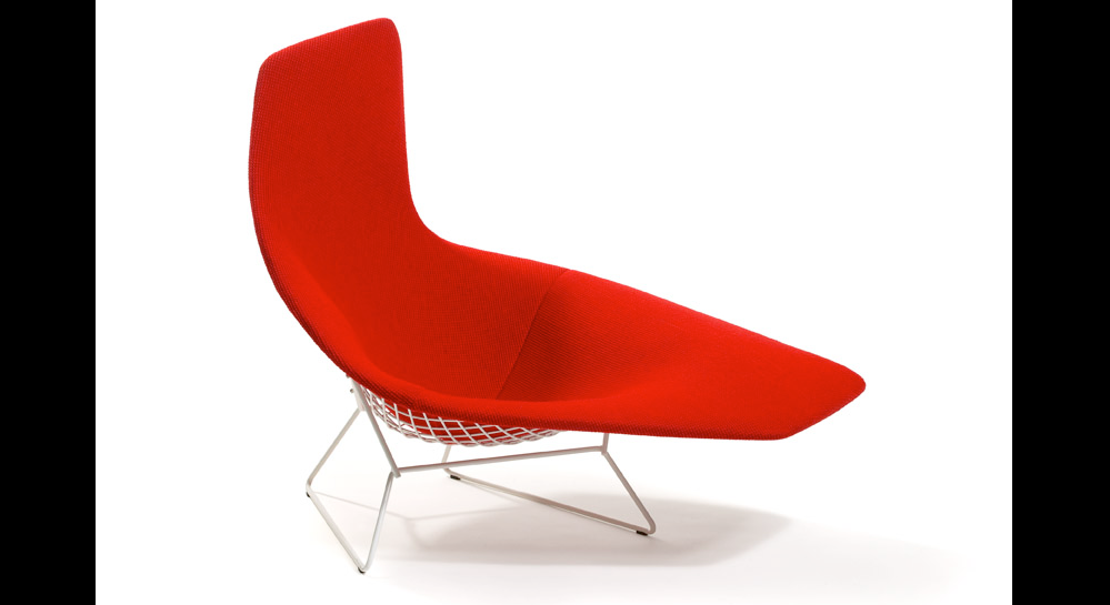 BERTOIA ASYMMETRIC CHAISE by HARRY BERTOIA, designed in 1952