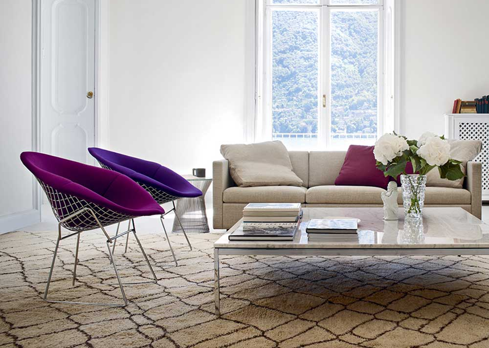 BERTOIA LARGE DIAMOND CHAIR BY HARRY BERTOIA 1952