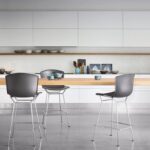 BERTOIA MOLDED SHELL BARSTOOL BY HARRY BERTOIA 1960