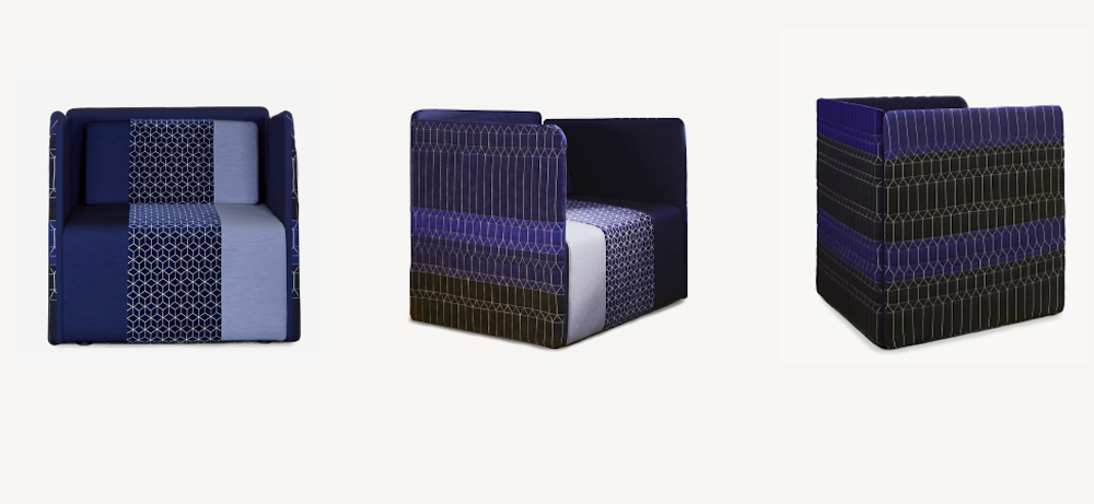 BLOCK SEAT ARMCHAIR BY EDWARD VAN VLIET, 2016