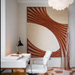 REBOUND RUG OF 70% WOOL AND 30% DULL SILK AND BY EDWARD FIELDS