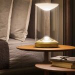 EVA table lamp for indirect lighting by FOSTER + PARTNERS