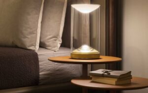 EVA table lamp for indirect lighting by FOSTER + PARTNERS