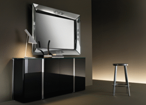 CADRE MIRROR IN CURVED GLASS BY PHILIPPE STARCK