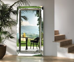 CADRE MIRROR IN CURVED GLASS BY PHILIPPE STARCK