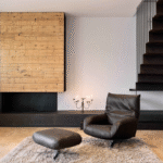 CHIARA armchair and footrest  BY FRANCESCO BINFAR√â