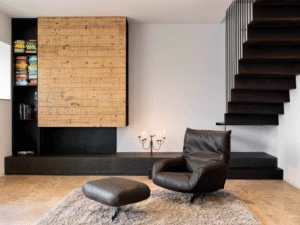 CHIARA armchair and footrest  BY FRANCESCO BINFAR√â