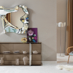 CHRISTINE MIRROR IN FUSED GLASS BY DANTE O. BENINI ‚Äì LUCA GONZO & HELIDON XHIXHA