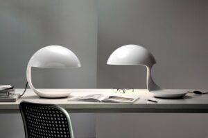 Swivel table lamp SERPENTE - designer ELIO MARTINELLI